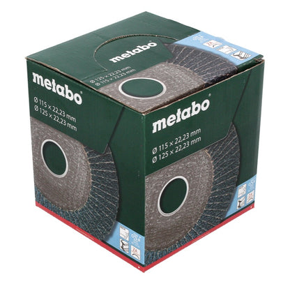 Disque abrasif à lamelles Metabo disque dentelé P 60 125 mm 22,23 mm (10 x 623148000) pour meuleuse d'angle