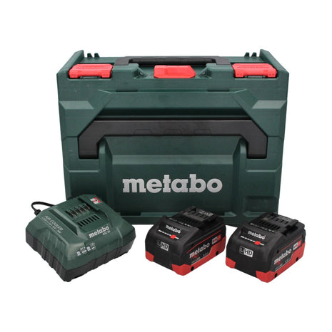 Metabo 18 V LiHD Basis Set + 2x Akku 5,5 Ah + ASC 55 Ladegerät + metaBOX