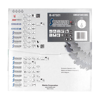 Makita CMSXF305100G SPECIALIZED EFFICUT Sägeblatt 305 x 2,15 x 30 mm ( B-67321 ) 100 Zähne für Holz