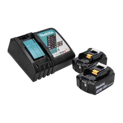 Makita DML 809 RF Akku LED Baustrahler 18 V 10000 lm + 2x Akku 3,0 Ah + Ladegerät