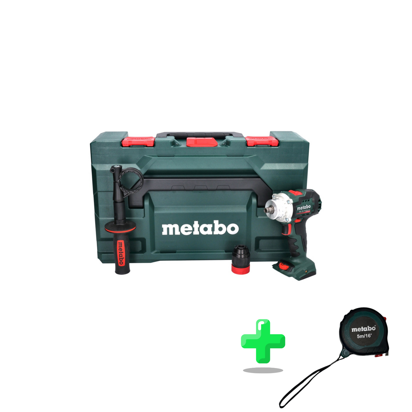 Metabo BS 18 LTX BL Q I Akku Bohrschrauber 18 V 130 Nm Brushless ( 602359840 ) + metaBOX + Metabo Maßband 5 Meter