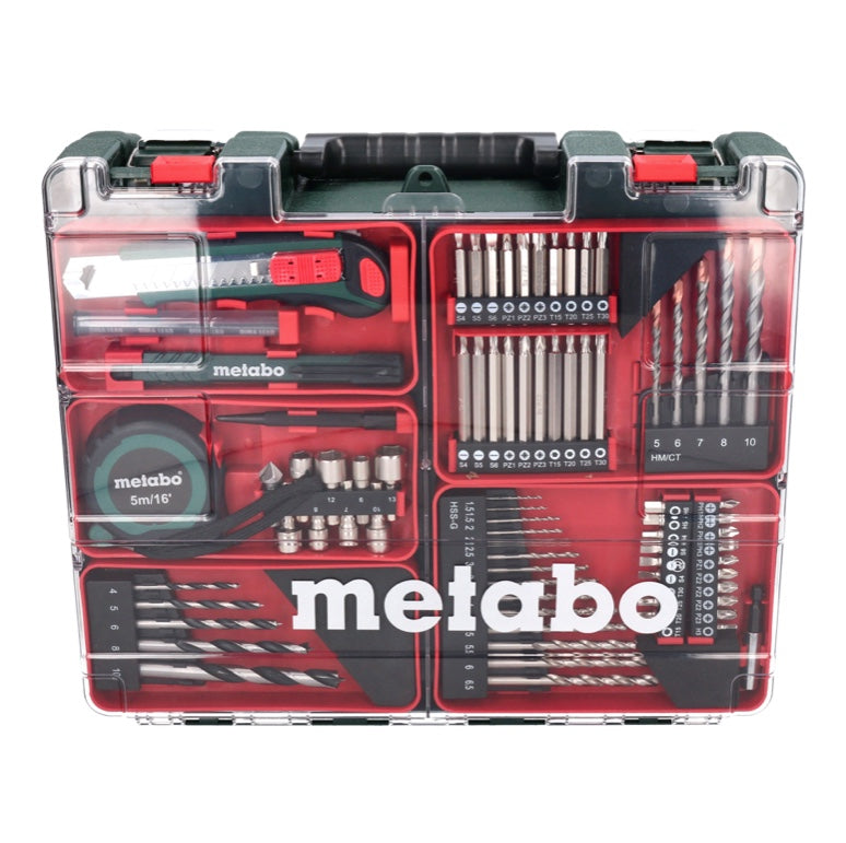 Metabo SBE 650 set perceuse à percussion 320 W 10 Nm (600742870) + jeu de 79 forets + mallette