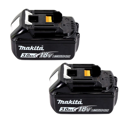 Makita Power Source Kit 18 V mit 2x BL 1830 B 3,0 Ah Akku ( 197599-5 ) + DC 18 SH Doppel Ladegerät ( 199687-4 )