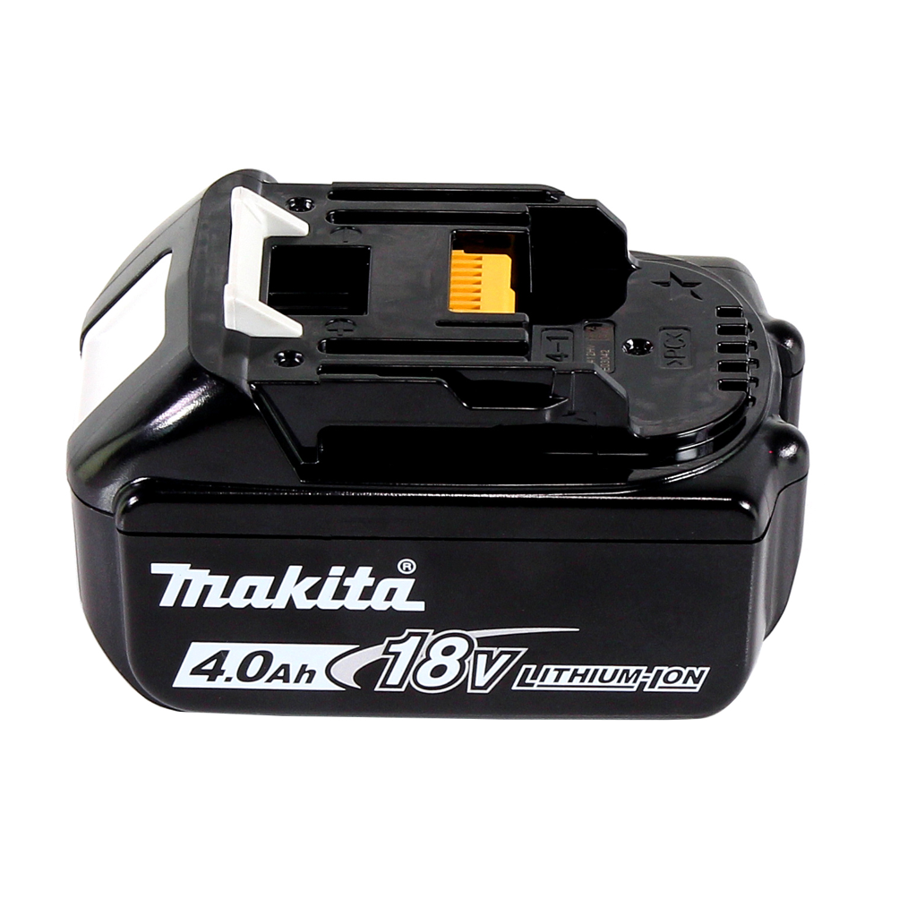 Kit d'alimentation Makita 18 V avec 1 batterie BL 1840 B 4,0 Ah (197265-4) + chargeur multi-rapide DC 18 RE (198720-9)