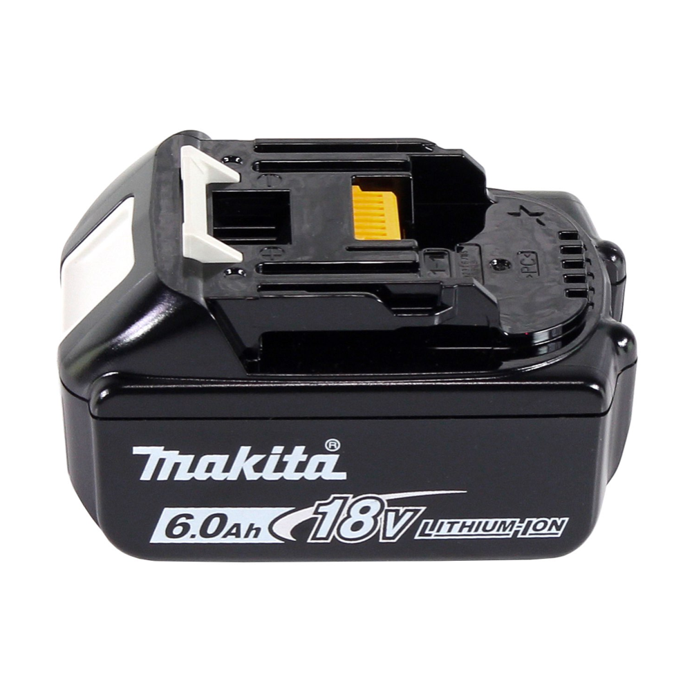 Kit d'alimentation Makita 18 V avec 1 batterie BL 1860 B 6,0 Ah (197422-4) + chargeur multi-rapide DC 18 RE (198720-9)