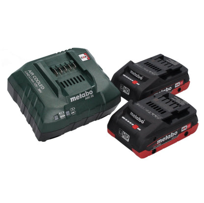 Metabo KS 18 LTX 66 BL Akku Handkreissäge 18 V 165 mm + 2x Akku 4,0 Ah + Ladegerät + metaBOX