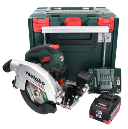 Scie circulaire sur batterie Metabo KS 18 LTX 66 BL 18 V 165 mm + 1x batterie 10,0 Ah + chargeur + métaBOX