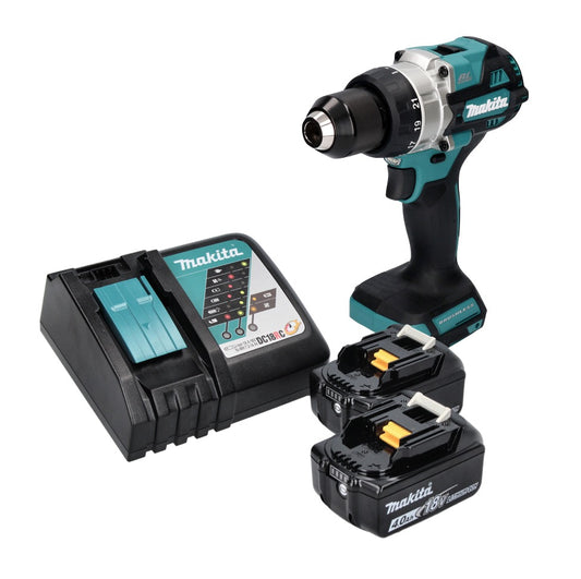 Makita DDF 486 RM perceuse-visseuse sans fil 18 V 130 Nm sans balai + 2x batteries 4,0 Ah + chargeur