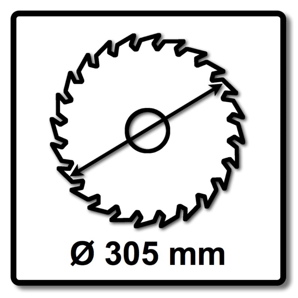 Makita CMSXF305100G SPECIALIZED EFFICUT Sägeblatt 305 x 2,15 x 30 mm 2 Stk. ( 2x B-67321 ) 100 Zähne für Holz