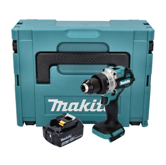Makita DDF 486 M1J Akku Bohrschrauber 18 V 130 Nm Brushless + 1x Akku 4,0 Ah + Makpac - ohne Ladegerät