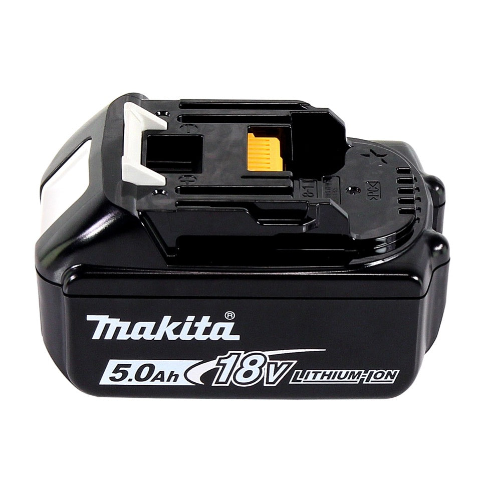 Makita DDF 486 T1J perceuse-visseuse sans fil 18 V 130 Nm sans balais + 1x batterie 5,0 Ah + Makpac - sans chargeur