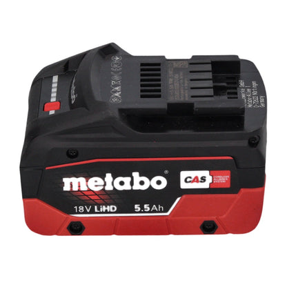 Metabo AS 18 HEPA PC Aspirateur à batterie compact 18 V Aspirateur eau et poussière 6 l avec fonction soufflante + 1x batterie 5,5 Ah - sans chargeur