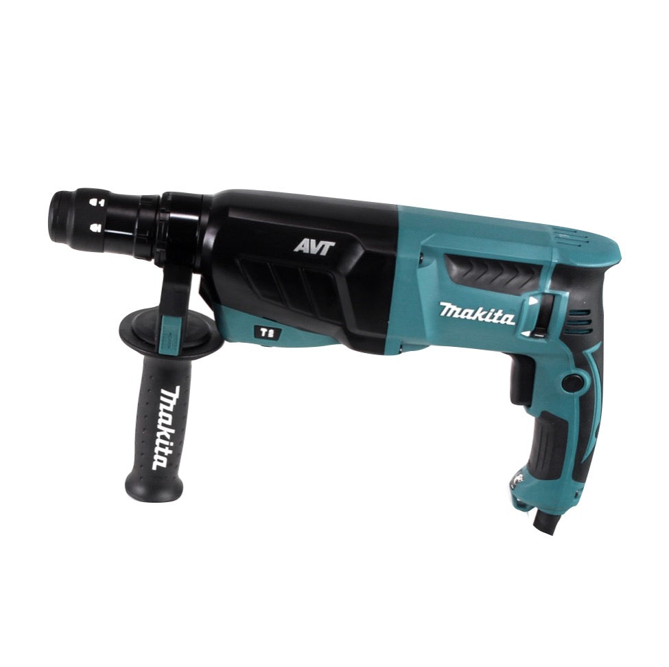 Makita HR 2631 FTJ Kombihammer 800 W 2,4 J SDS Plus + Schnellspannfutter + 5 tlg. Bohrer Set + Makpac - Toolbrothers