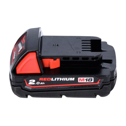 Outil multifonction à batterie Milwaukee M18 FMT-201X FUEL 18 V sans balais + 1x batterie 2,0 Ah + jeu d'accessoires 7 pièces + boîtier HD - sans chargeur