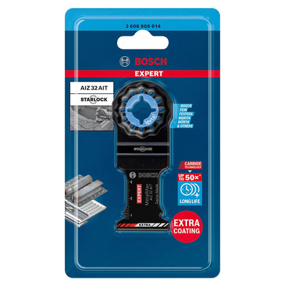 Bosch EXPERT AIZ 32 AIT Tauchsägeblatt Starlock 32 x 40 mm 1 Stk. ( 2608900014 ) für Metall Carbide MetalMax - Nachfolger von 2608662018 - Toolbrothers