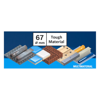 Bosch EXPERT Tough Material Lochsäge 67 x 60 mm Carbide ( 2608900432 ) Universal - Nachfolger von 2608594175