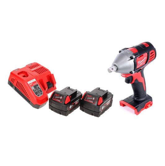 Milwaukee M18 BIW12-602FC Akku Schlagschrauber 18 V 240 Nm 1/2" + 2x Akku 6,0 Ah + Ladegerät