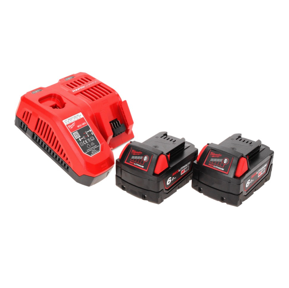 Milwaukee M18 BIW12-602FC Akku Schlagschrauber 18 V 240 Nm 1/2" + 2x Akku 6,0 Ah + Ladegerät