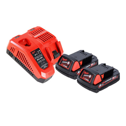 Milwaukee M18 BIW12-202FC Akku Schlagschrauber 18 V 240 Nm 1/2" + 2x Akku 2,0 Ah + Ladegerät