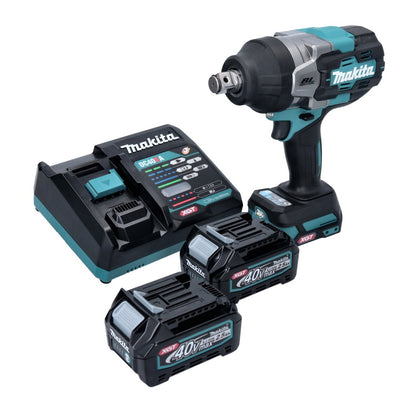 Makita TW 001 GD201 Akku Schlagschrauber 40 V max. 1800 Nm Brushless XGT + 2x Akku 2,5 Ah + Ladegerät