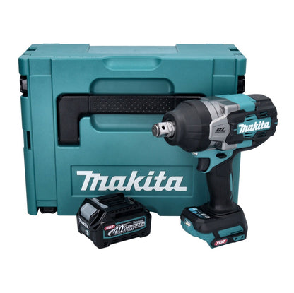 Makita TW 001 GD101 Akku Schlagschrauber 40 V max. 1800 Nm Brushless XGT + 1x Akku 2,5 Ah + Ladegerät + Makpac