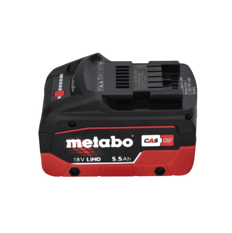 Metabo KHA 18 LTX BL 40 marteau combiné à batterie 18 V 8,6 J SDS max brushless + 1x batterie 5,5 Ah + coffret - sans chargeur