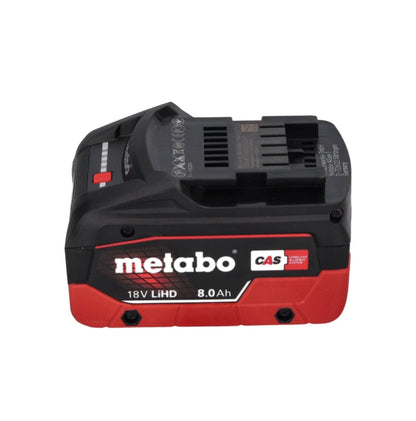 Metabo KHA 18 LTX BL 40 marteau combiné à batterie 18 V 8,6 J SDS max brushless + 1x batterie 8,0 Ah + coffret - sans chargeur