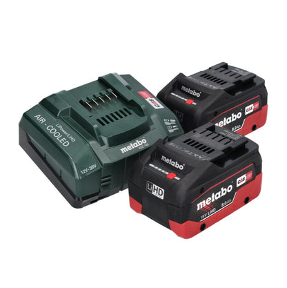 Metabo KHA 18 LTX BL 40 Akku Kombi Hammer 18 V 8,6 J SDS max Brushless + 2x Akku 8,0 Ah + Ladegerät + Koffer