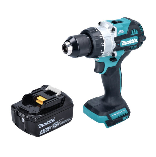 Makita DHP 486 M1 Akku Schlagbohrschrauber 18 V 130 Nm Brushless + 1x Akku 4,0 Ah - ohne Ladegerät