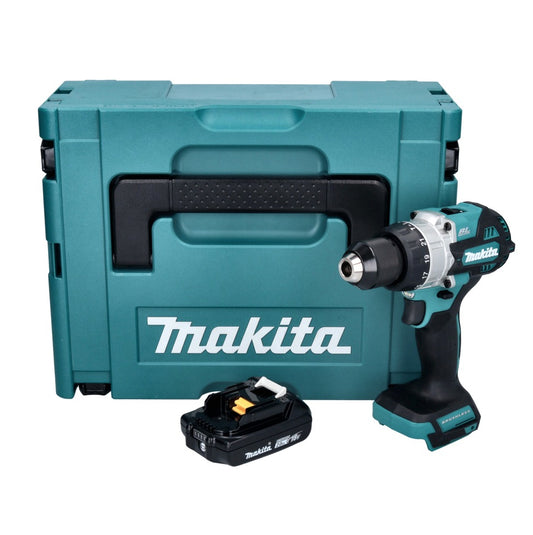 Makita DHP 486 A1J Akku Schlagbohrschrauber 18 V 130 Nm Brushless + 1x Akku 2,0 Ah + Makpac - ohne Ladegerät