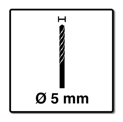 Alpen Profi Multicut PM Hartmetall Mehrzweckbohrer 5,0 x 85 mm - Toolbrothers