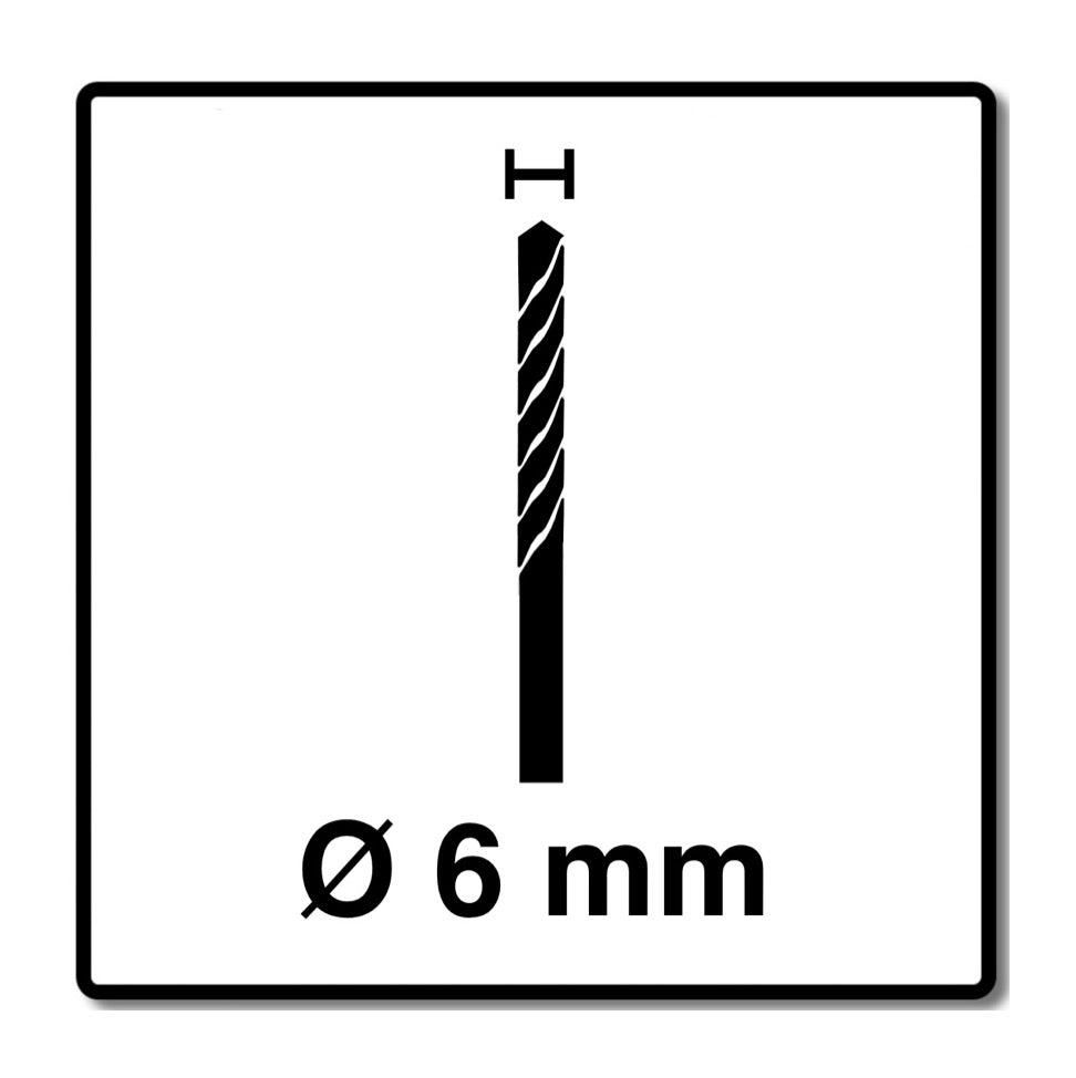 Alpen Profi Multicut PM Hartmetall Mehrzweckbohrer 6,0 x 100 mm - Toolbrothers