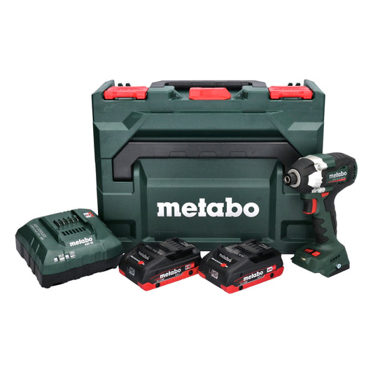 Metabo SSD 18 LT 200 BL Akku Schlagschrauber 18 V 200 Nm 1/4" Brushless + 2x Akku 4,0 Ah + Ladegerät + metaBOX