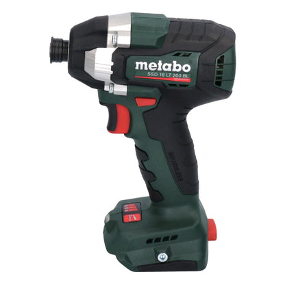 Metabo SSD 18 LT 200 BL Akku Schlagschrauber 18 V 200 Nm 1/4" Brushless + 2x Akku 4,0 Ah + Ladegerät + metaBOX