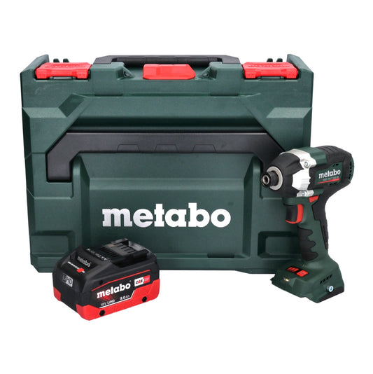 Metabo SSD 18 LT 200 BL Akku Schlagschrauber 18 V 200 Nm 1/4" Brushless + 1x Akku 8,0 Ah + metaBOX - ohne Ladegerät