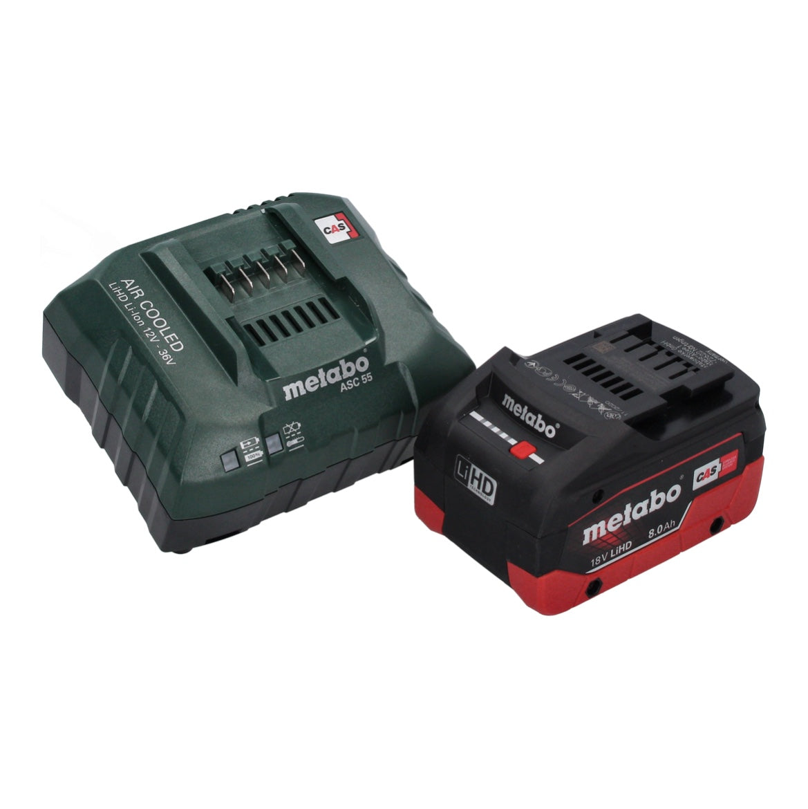 Clé à chocs sans fil Metabo SSD 18 LT 200 BL 18 V 200 Nm 1/4" sans balai + 1x batterie 8,0 Ah + chargeur + métaBOX