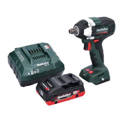 Visseuse à chocs sans fil Metabo SSW 18 LT 300 BL 18 V 300 Nm 1/2" sans balai + 1x batterie 4,0 Ah + chargeur