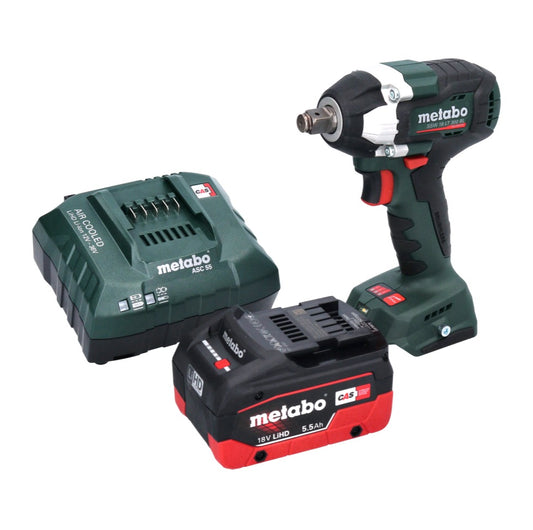 Metabo SSW 18 LT 300 BL Akku Schlagschrauber 18 V 300 Nm 1/2" Brushless + 1x Akku 5,5 Ah + Ladegerät