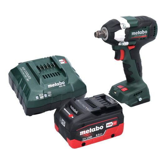 Metabo SSW 18 LT 300 BL Akku Schlagschrauber 18 V 300 Nm 1/2" Brushless + 1x Akku 8,0 Ah + Ladegerät