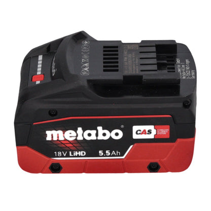 Ponceuse excentrique sur batterie Metabo SXA 18 LTX 125 BL 18 V 125 mm sans balais + 1x batterie 5,5 Ah + métaBOX - sans chargeur