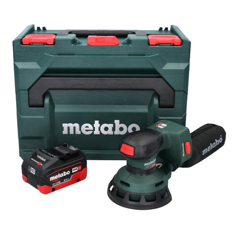 Ponceuse excentrique sur batterie Metabo SXA 18 LTX 125 BL 18 V 125 mm sans balais + 1x batterie 8,0 Ah + métaBOX - sans chargeur