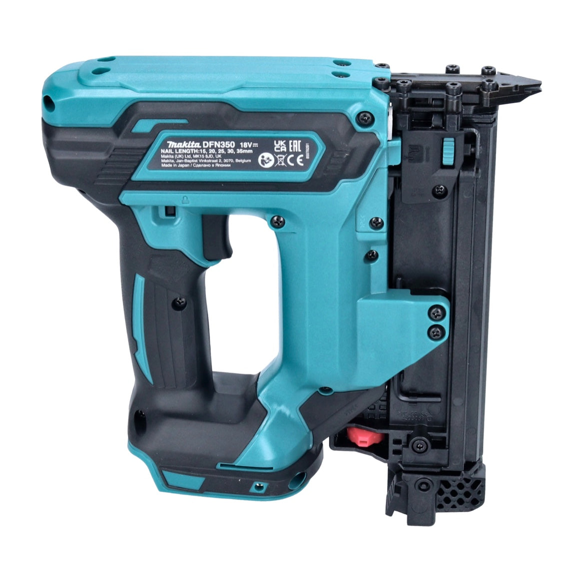 Makita DFN 350 Z Akku Stauchkopfnagler 18 V 15 - 35 mm Solo - ohne Akku, ohne Ladegerät