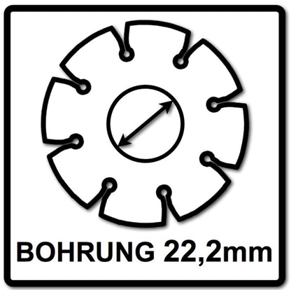 Makita Diamak Diamant Trennscheibe 230 x 22,23 mm 10 Stk. ( D-61145-10 ) für Stein, Beton