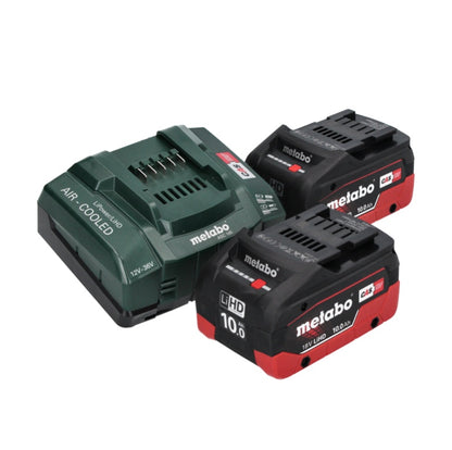 Metabo AS 18 L PC Compact Akku Sauger 18 V 6 l IPX4 Staubklasse L Nass und Trocken + 2x Akku 10,0 Ah + Ladegerät