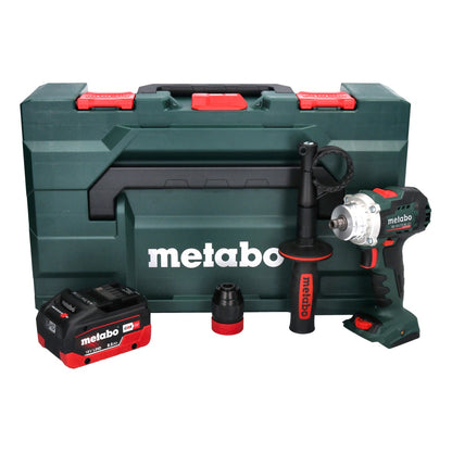 Metabo BS 18 LTX BL QI perceuse-visseuse sans fil 18 V 130 Nm sans balais + 1x batterie 8,0 Ah + métaBOX - sans chargeur