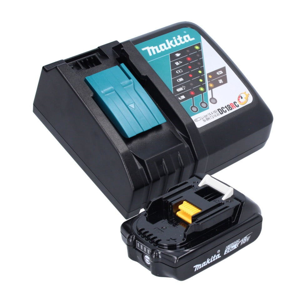 Makita DTM 52 RA1 outil multifonction avec batterie 18 V Starlock Max Brushless + 1x batterie 2,0 Ah + chargeur