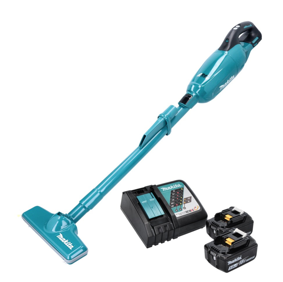 Makita DCL 281 FRT Akku Staubsauger 18 V Brushless + 2x Akku 5,0 Ah + Ladegerät - Toolbrothers