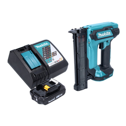 Makita DFN 350 RA1 Akku Stauchkopfnagler 18 V 15 - 35 mm + 1x Akku 2,0 Ah + Ladegerät