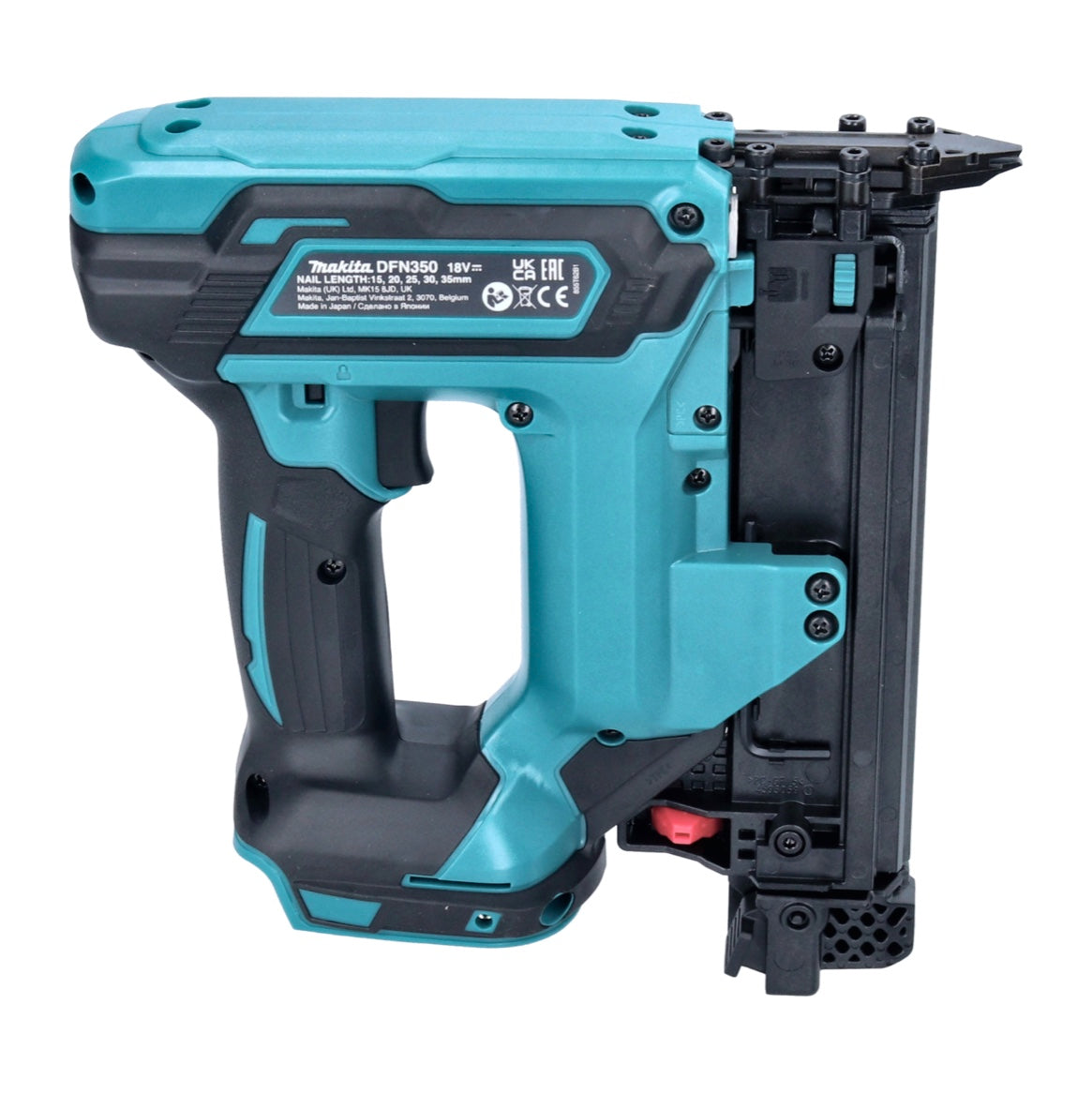 Makita DFN 350 F1 Akku Stauchkopfnagler 18 V 15 - 35 mm + 1x Akku 3,0 Ah - ohne Ladegerät