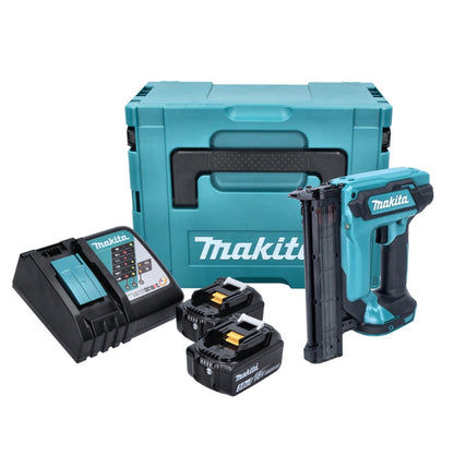 Makita DFN 350 RFJ cloueuse à tête d'emballage sur batterie 18 V 15 - 35 mm + 2x batteries 3,0 Ah + chargeur + Makpac